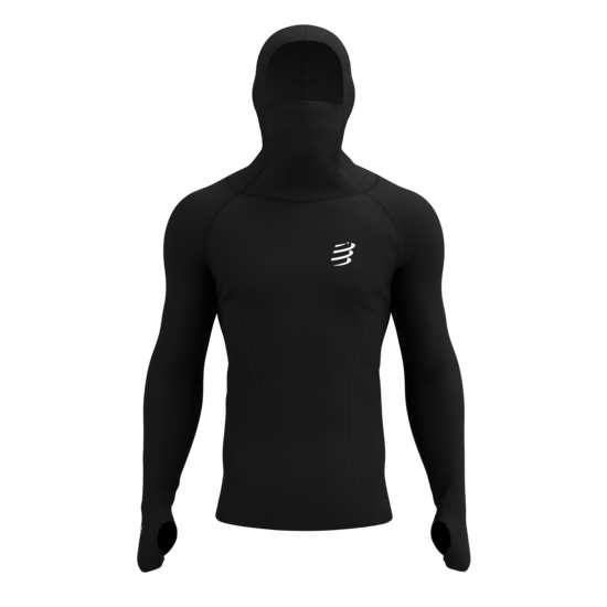 3D termo plānais garroku kapučkrekls Compressport Racing Hoodie